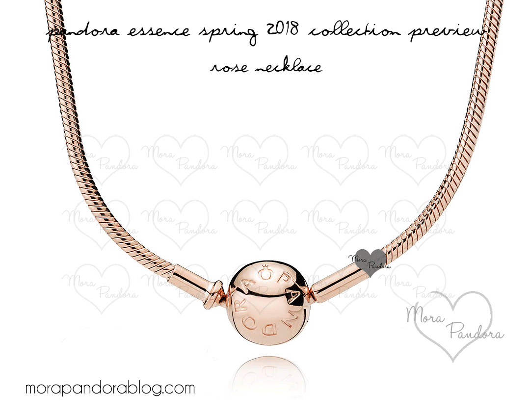 Pandora Essence Rose 2018 preview necklace