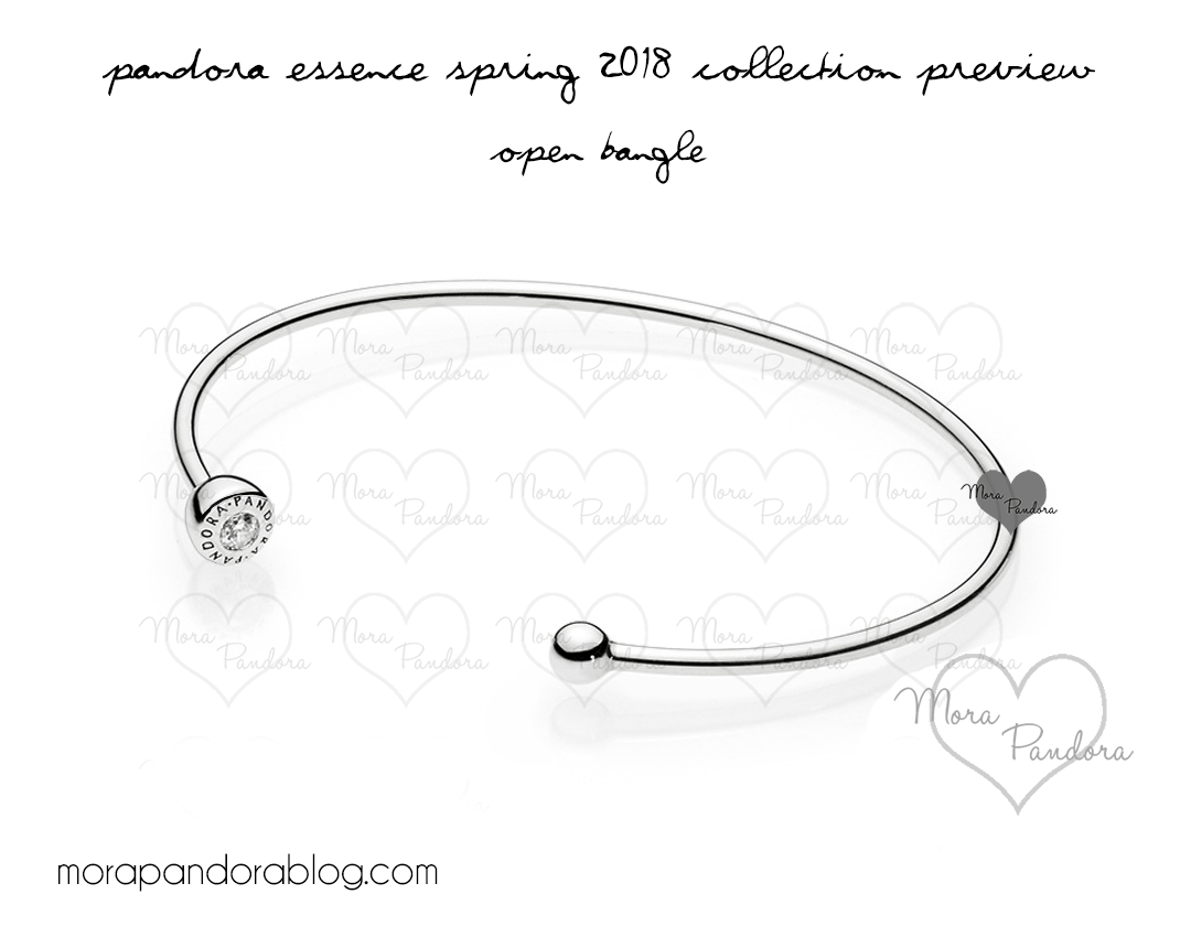 Pandora Essence Spring 2018 silver open bangle