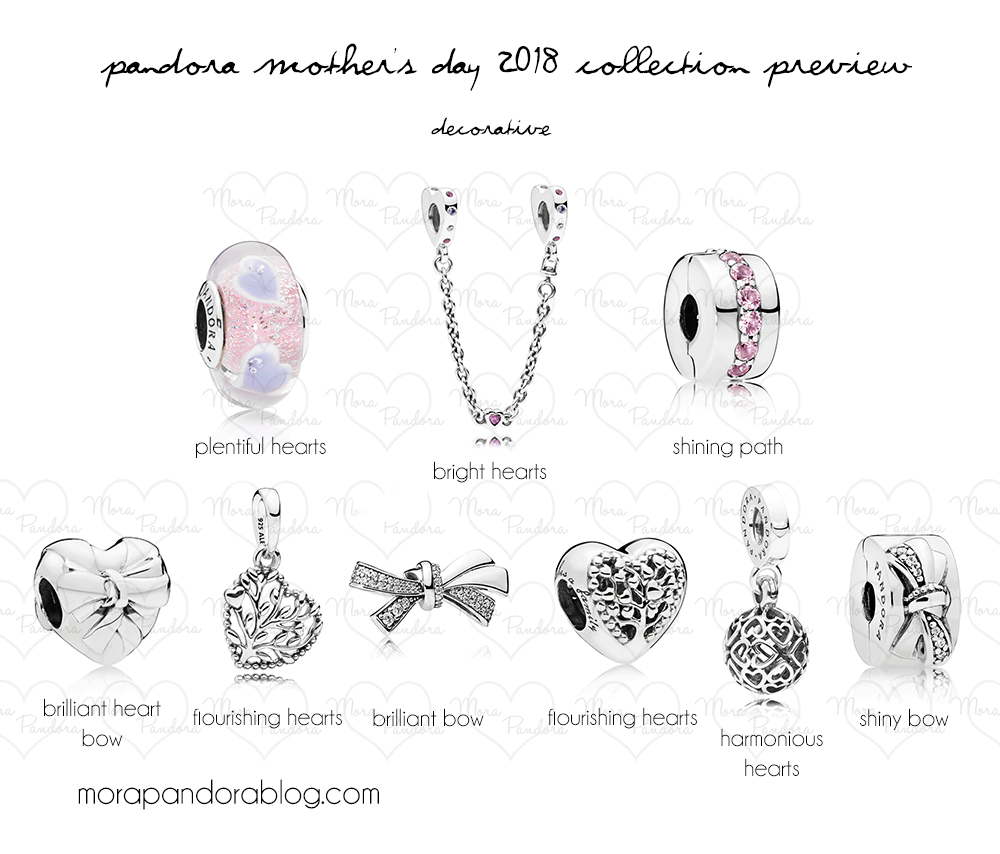 Pandora Mother's Day 2018 preview decorative charms