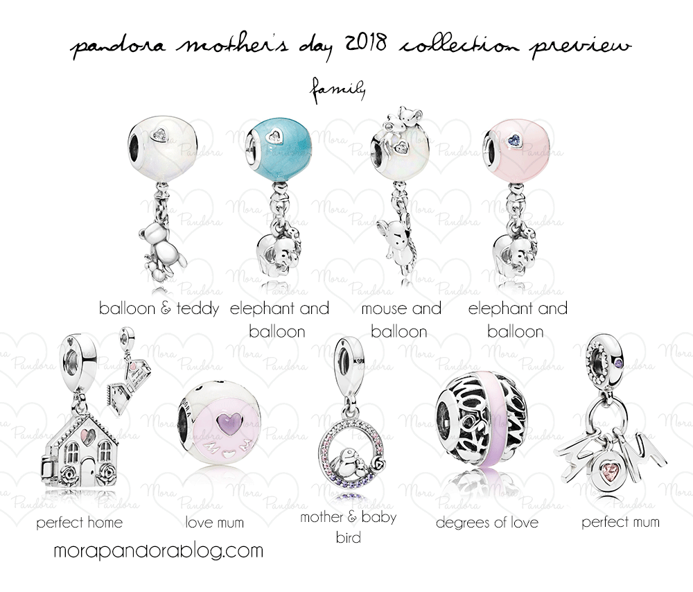 Pandora Mother's Day 2018 preview occasion charms