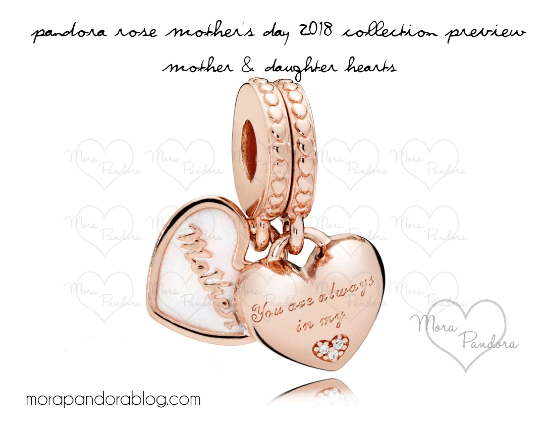 Pandora Rose Mother's Day 2018 mother daughter heart