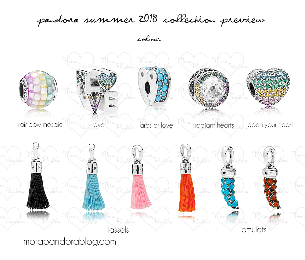 Pandora Summer 2018 tassels rainbows