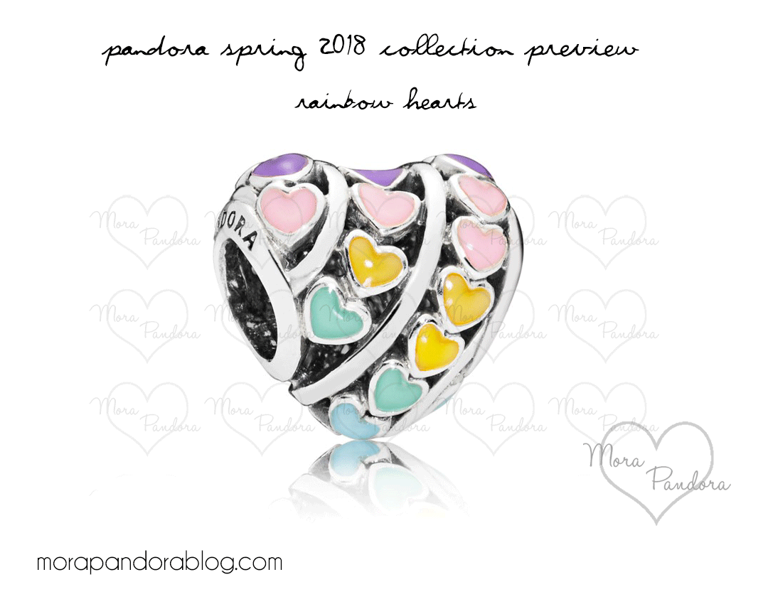 Pandora Spring 2018 Rainbow hearts