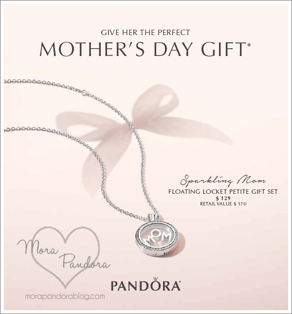 Pandora Sparkling Mom floating locket gift set